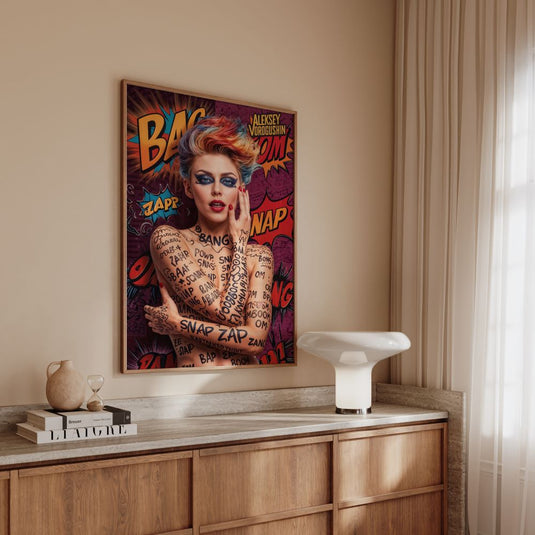 Pop Goes Russia - Portrait Wall Art - Pop Art Style