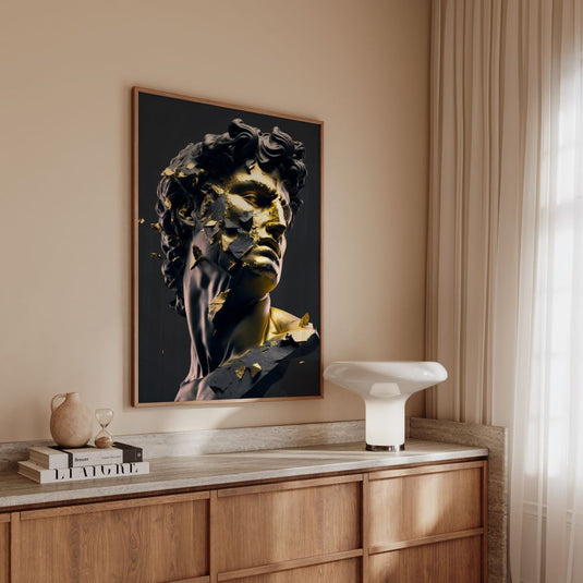 Golden Legacy - Greek Art Style - Canvas Wall Art