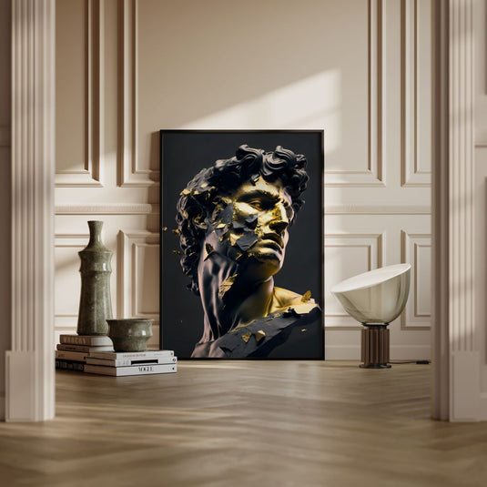 Golden Legacy - Greek Art Style - Canvas Wall Art