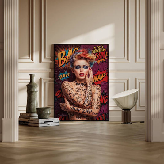 Pop Goes Russia - Portrait Wall Art - Pop Art Style