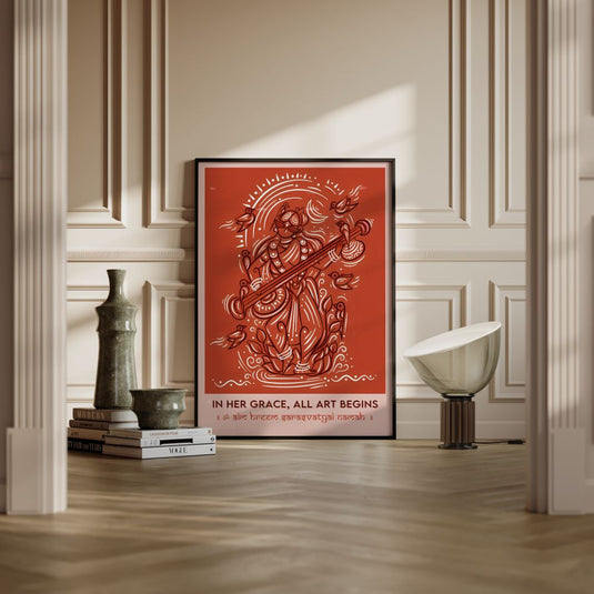 The Goddess Of Art - Religious Wall Art