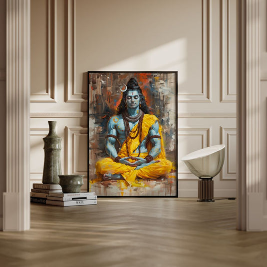 Essence of Shiva - Religious Wall Art - Shiva Painting