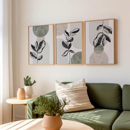 Sage Dreams - Boho Wall Art - Set of 3