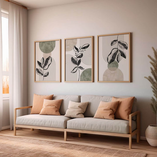 Sage Dreams - Boho Wall Art - Set of 3