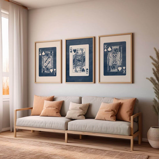 Royal Trio : King Queen Jack - Set of 3