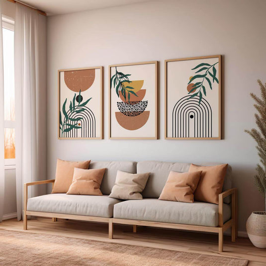 Earthly Delights - Boho Wall Art - Set of 3