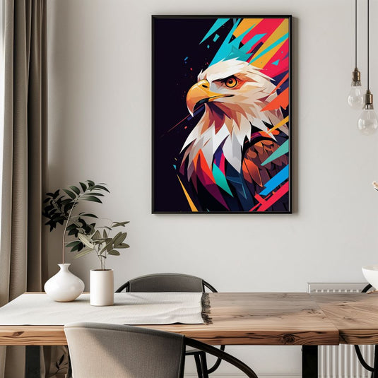 A Pop Of Power - Eagle Wall Art Print