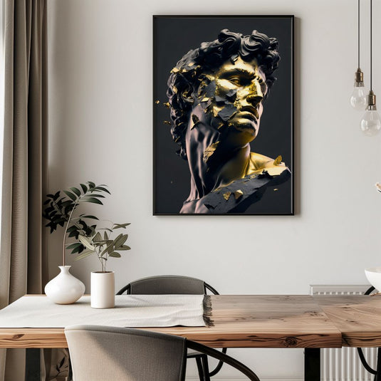 Golden Legacy - Greek Art Style - Canvas Wall Art