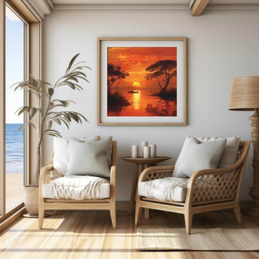 Crimson Skies - Landscape Wall Art