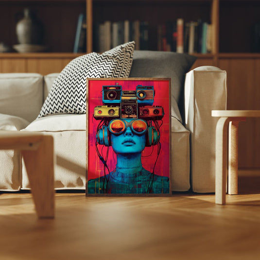 Amplified Perspectives - Pop Art Style - Canvas Wall Art