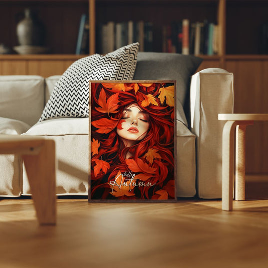 Autumn's Beauty - Portrait Wall Art