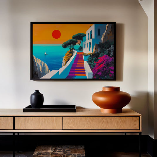 Capri's Old Town - Landscape Wall Art