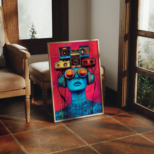 Amplified Perspectives - Pop Art Style - Canvas Wall Art