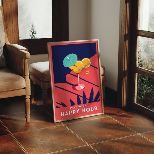 Every Hour Happy Hour - Bar Posters
