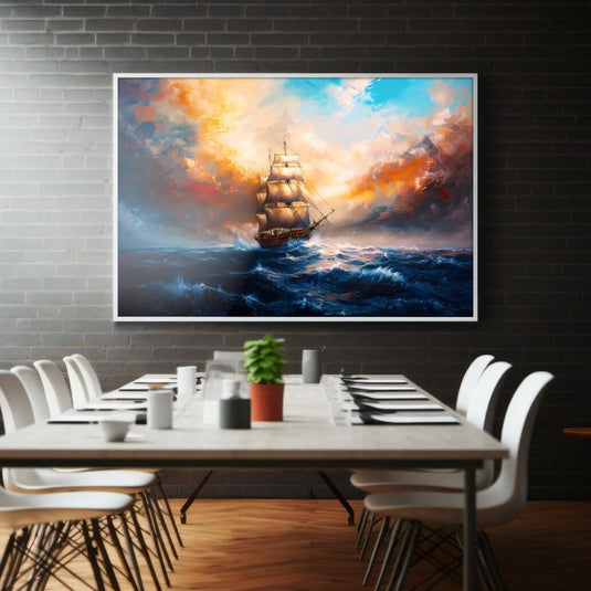 Sailing Into Serenity - Landscape Painting