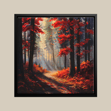 Falling Leaves - Landscape Wall Art
