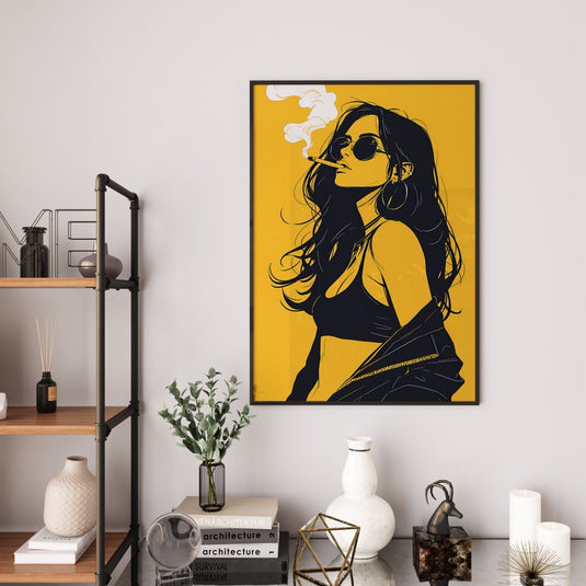 Silent Rebel - Pop Art Style - Canvas Wall Art