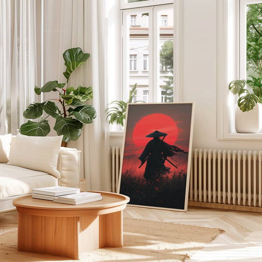 The Lone Samurai - Japanese Wall Art