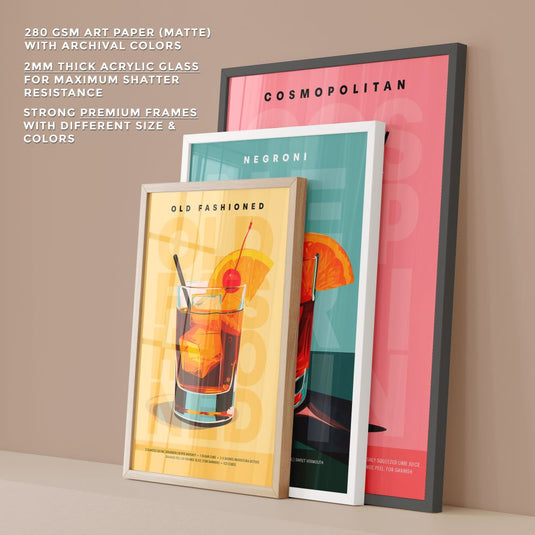 Cheers to Adulting - Bar Posters