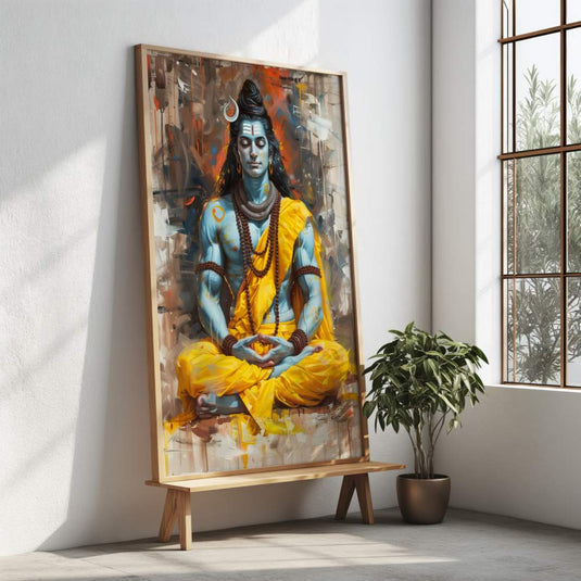 Essence of Shiva - Religious Wall Art - Shiva Painting