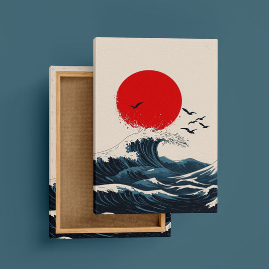 Dance of the Waves - Japanese Wall Art