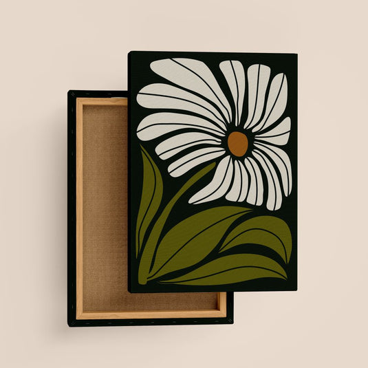 Abstract Daisy - Botanical Floral Wall Art