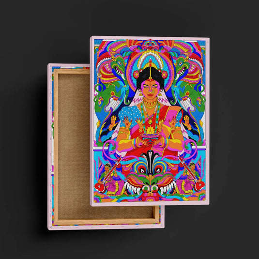 Lighting The Way - Indian Wall Art