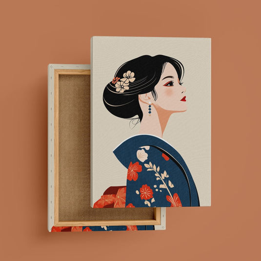 Geisha's Elegance - Japanese Wall Art