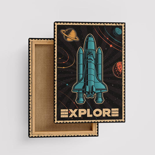 Explore Postage Stamp - Space Wall Art