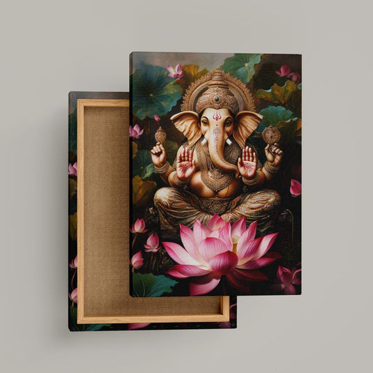 The Divine Ganesha - Religious Wall Art
