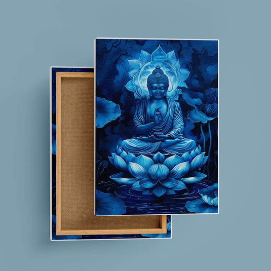 Azure Awekening - Buddha Wall Art