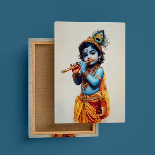 The Darling of Gokul - Krishna Wall Art