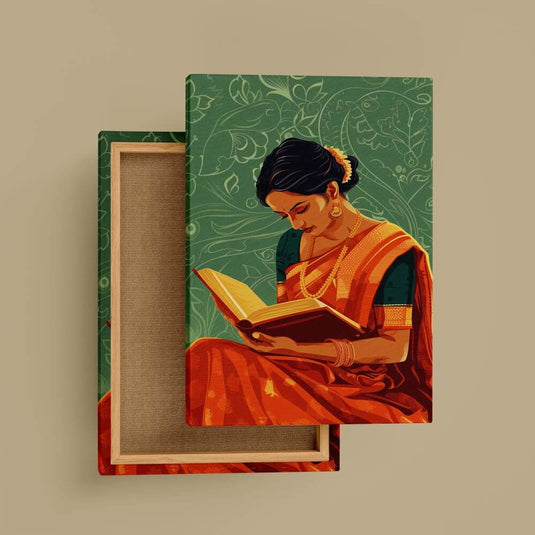 Saree And Stories - Indian Women Wall Art