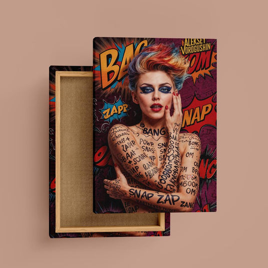 Pop Goes Russia - Portrait Wall Art - Pop Art Style