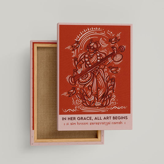 The Goddess Of Art - Religious Wall Art