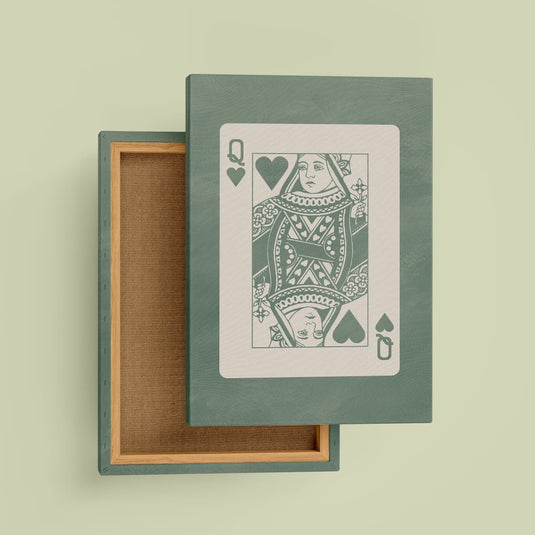 The Royal Pair - Playing Card Wall Art - Set of 2