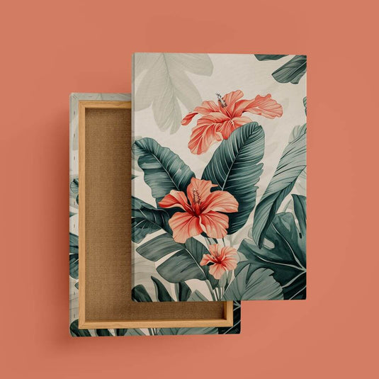 Hibiscus Harmony - Floral Wall Art - Set of 3