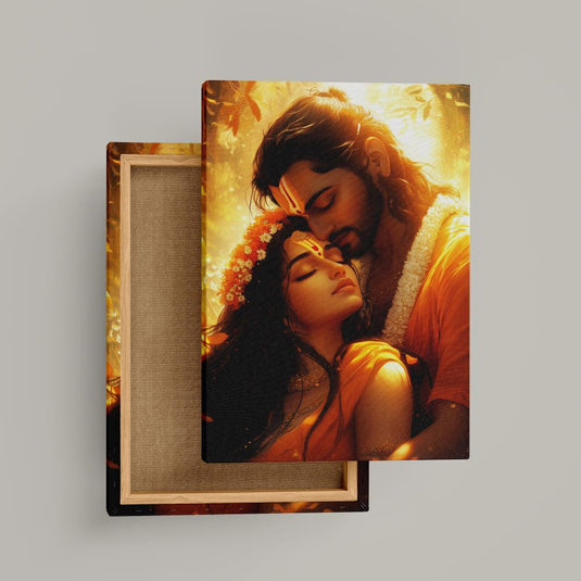 Sita Ramam - Religious Wall Art - Sita Ram Painting