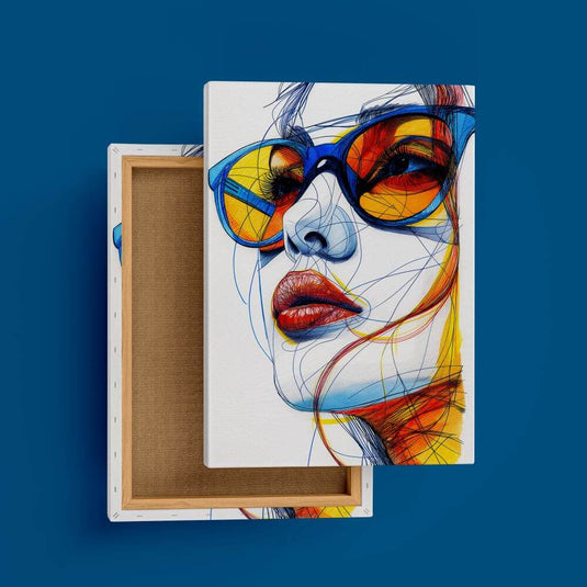 Sensual Strokes - Portrait Wall Art Painting