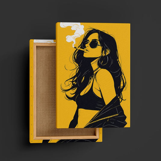 Silent Rebel - Pop Art Style - Canvas Wall Art
