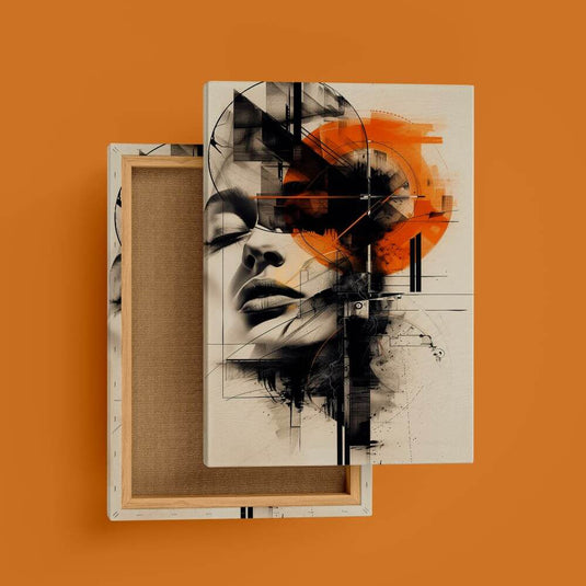 Lost in Thoughts - Portrait Wall Art Painting