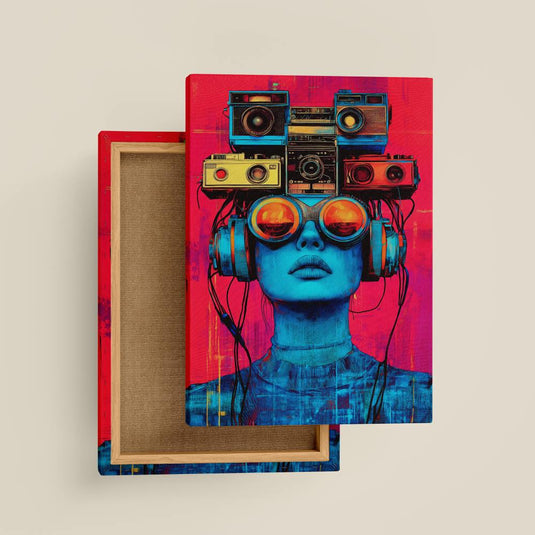 Amplified Perspectives - Pop Art Style - Canvas Wall Art