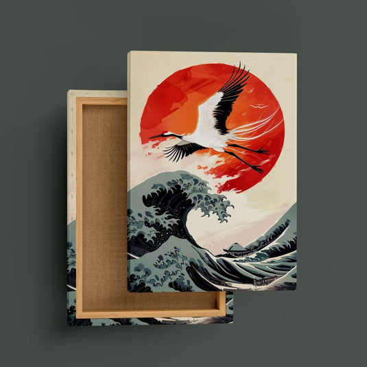 Flight of the Heron - Japanese Art