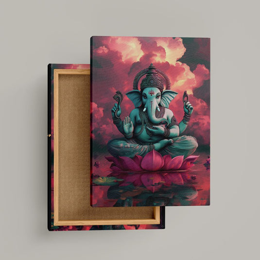 The Mighty Ganesha - Religious Wall Art