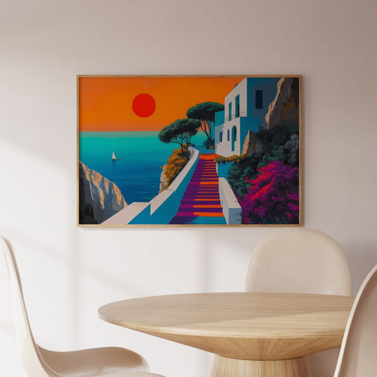 Capri's Old Town - Landscape Wall Art