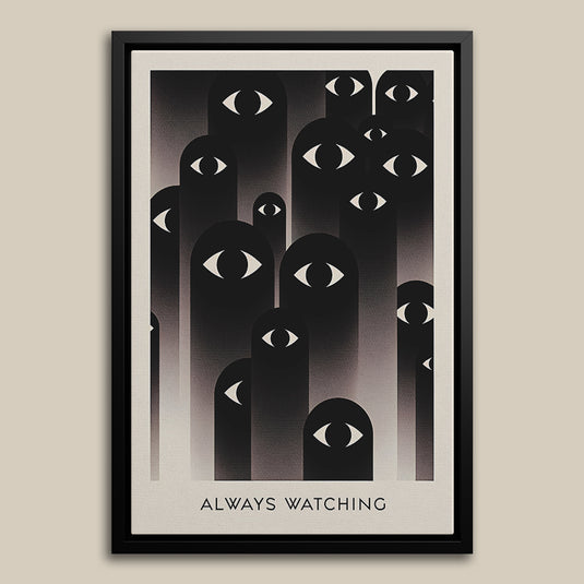 Always Watching - Minimal Abstract Art