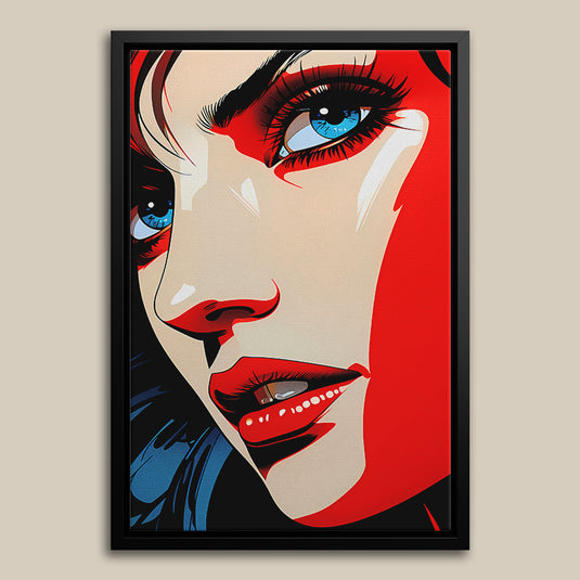 Lady in Pop - Portrait Wall Art