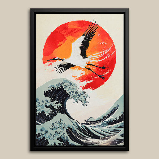Flight of the Heron - Japanese Art