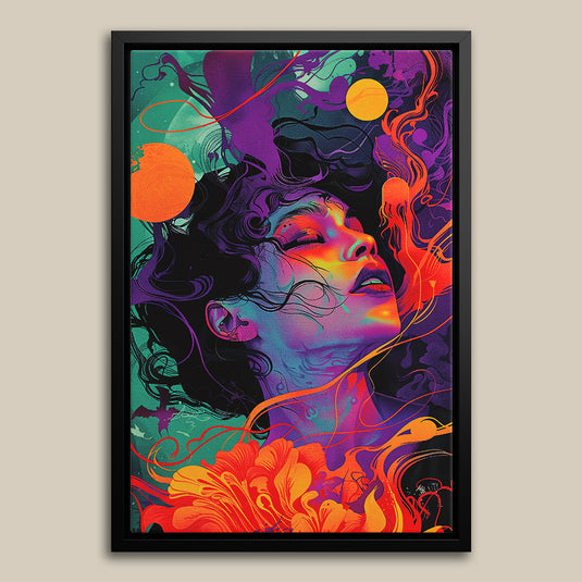 Feminine Fire - Portrait Wall Art Painting