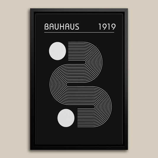 Bauhaus Black Collection - Minimal Wall Art